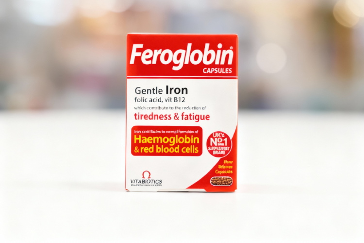 تصویر کپسول فروگلوبین روی سطح سفید برای بررسی تأثیرات آن بر وزن